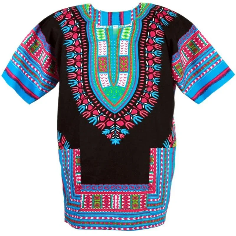 Herren Sommer-T-Shirt mit Afrikanischem Motiv, 3D-Druck, Kurzarm, Bequemes Oversize-Oberteil, Vintage Streetwear – Detail 5