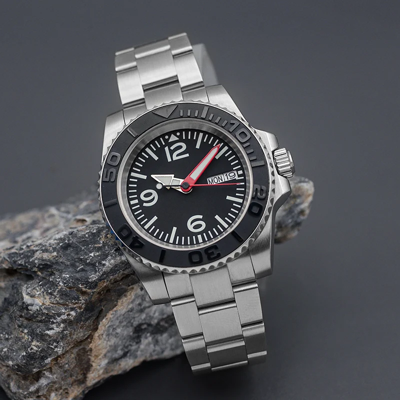 2023 Nieuwe Heren Horloge NH36 Automatische Mechanische Horloge Luxe Sport Roestvrij Staal Saffier Glas 100M Waterdicht Horloge