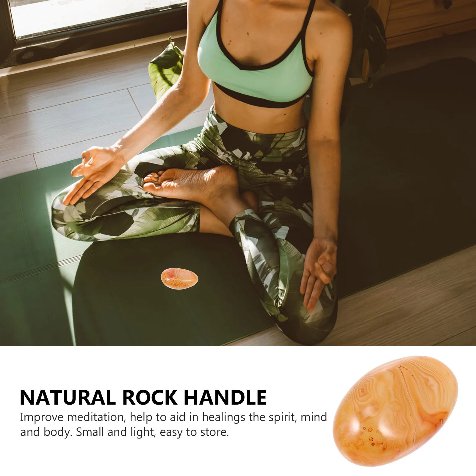 

Red Agate Palm Stone Natural Tumbled Crystal For Meditation Healing Spiritual Grounding Health Wellness