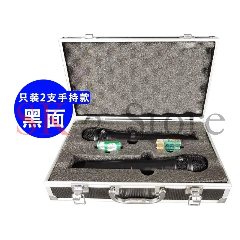 KTV wireless microphone storage one to two/four aluminum box 2 pcs portable microphone protective box