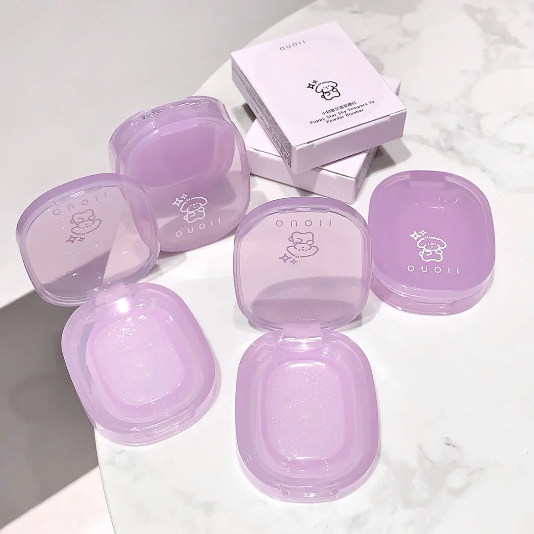 OUOII Pup Star Temperature-Changing Blush Natural and Not Easy to Remove Blush Rouge