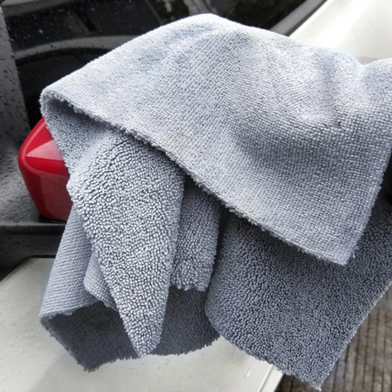 Microfiber Super Soft Absorbent Towel Edgeless Car Wash Care Home Cleaning Towel Drying Cloth Towels 40x40cm Car Detailing