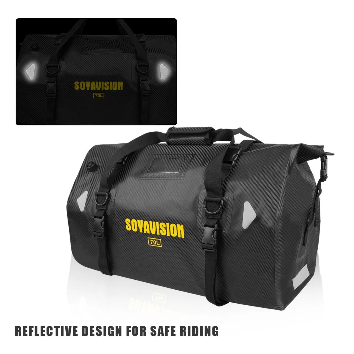 

70л мотоциклетные водонепроницаемые сумки большой емкости, многофункциональная прочная сумка, рюкзак на большие расстояния для Honda CB5