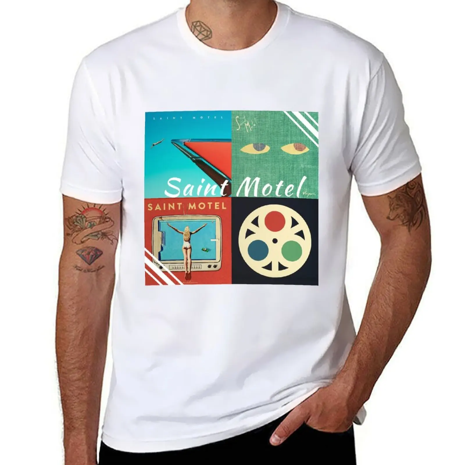 

Saint Motel Album Cover Poster T-Shirt t shirt personalised cotton t shirt pack T-Shirt