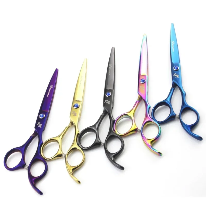 Hair Scissors 6.0 Professional Hairdressing Scissors Thinning Barber Scissor Set Hair Cutting Scissors