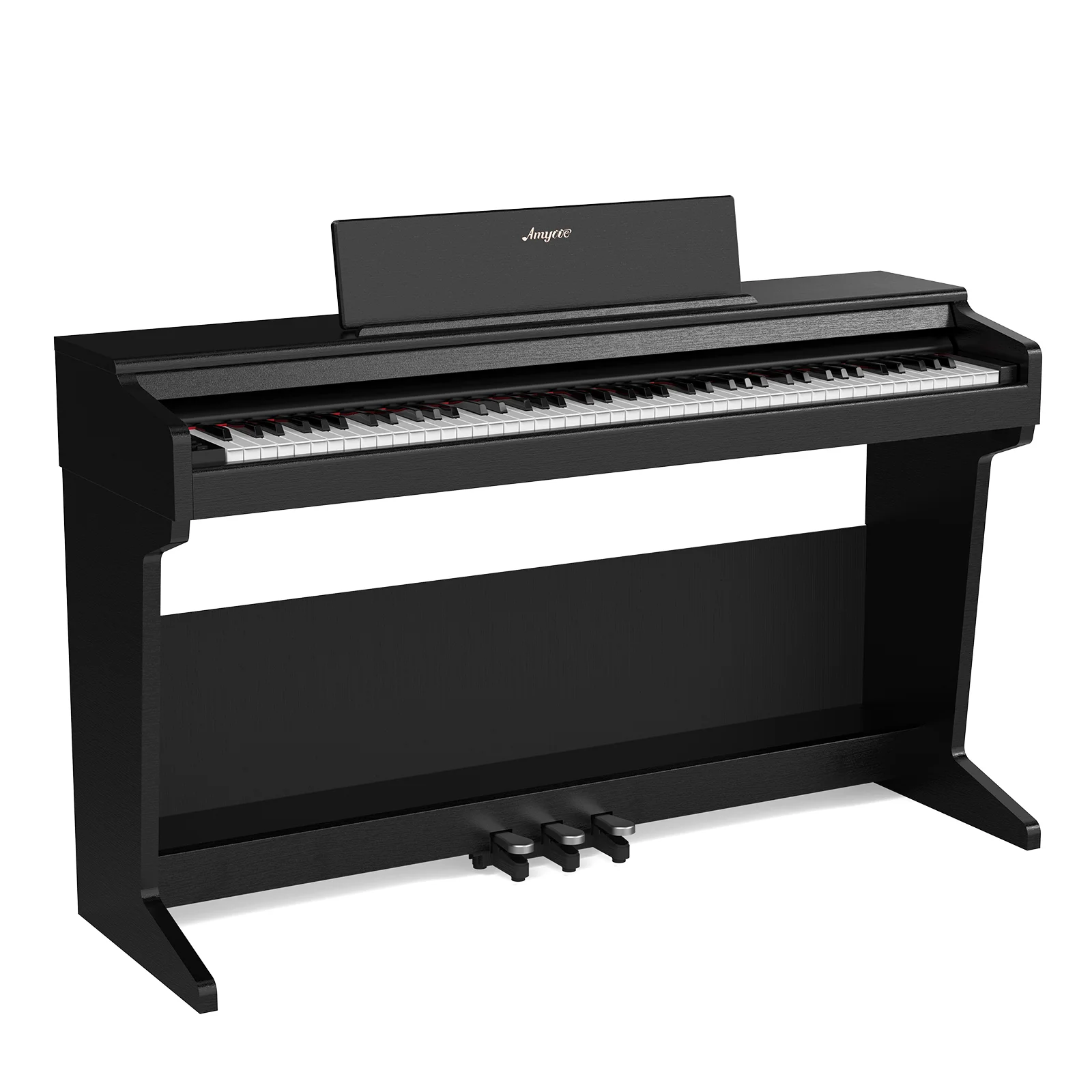 88-Key Upright Hammer Electric Piano, Stand Electric Piano For Beginner Professionals With Furniture Stand, Home Digital Piano