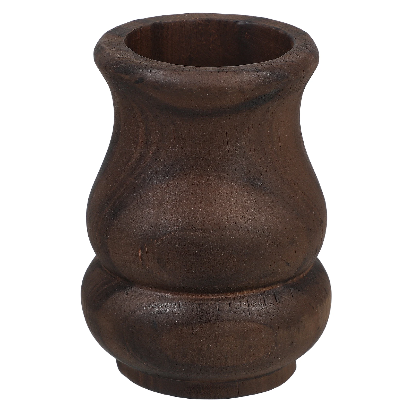 

Wooden Vase Handcrafted Modern Flower Arrangement Vase For Home Decor Tabletop Bookshelf Centerpiece Vintage Style Dried