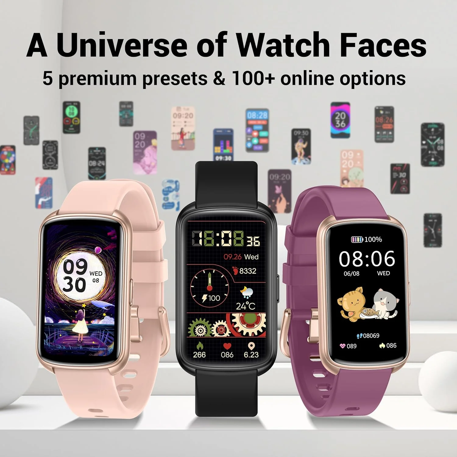 

Blackview R10 Smartwatch Heart Rate Blood Pressure Monitor Smart Watch Waterproof Fitness Tracker Sport Watch for Android IOS