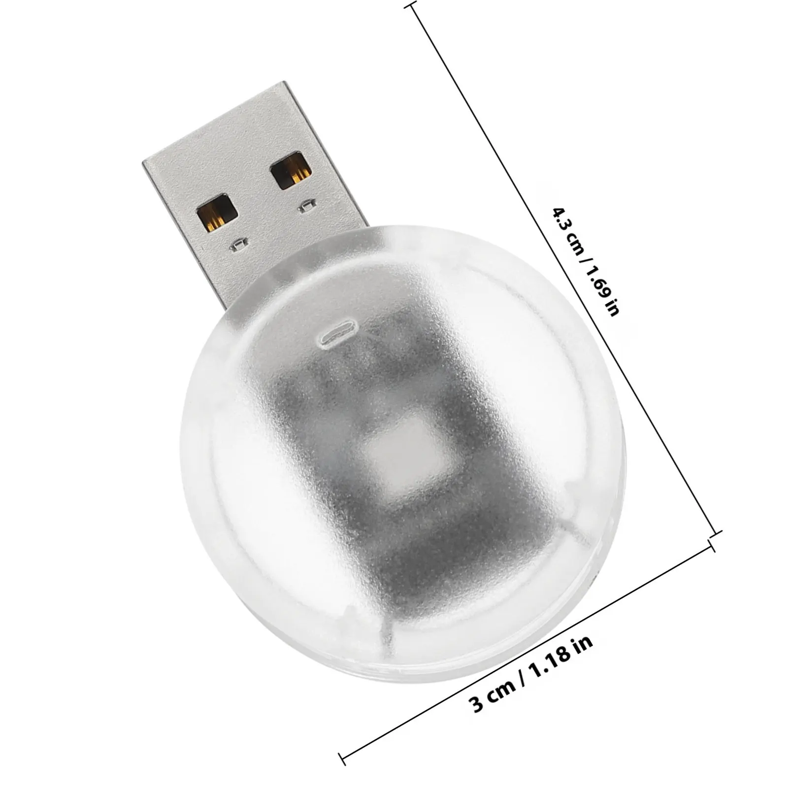 RGB USB Night Light – Portable Sound-Sensitive Mini Lamp for Bedroom & Desk