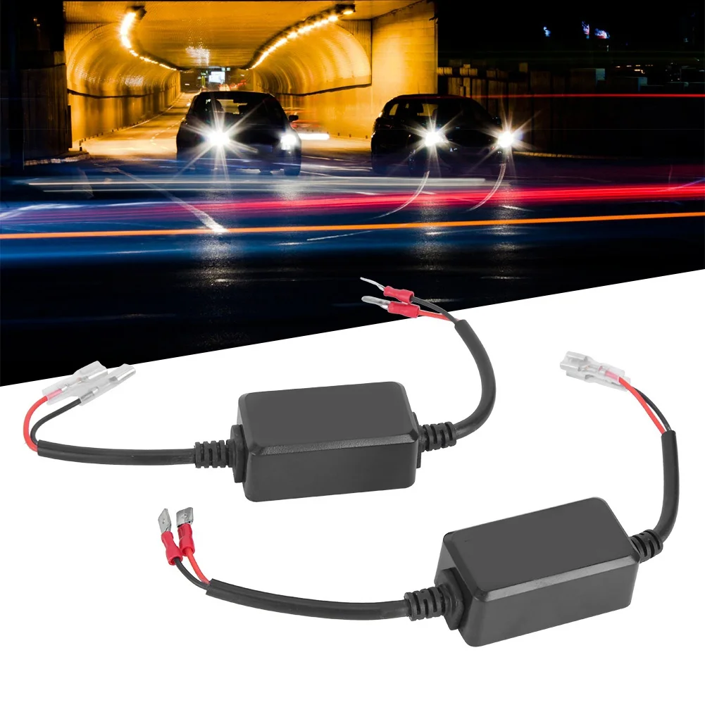 H1/H3 Auto Car LED Light Decoder Headlight Error Free Canceller Anti Flicker Resistors