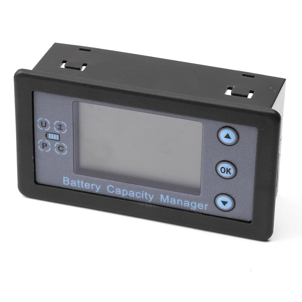 DC8-120V 50-500A 60KW Battery Monitor Hall Sensor Coulomb Tester Digital Voltmeter Ammeter Battery Capacity Coulometer for Car