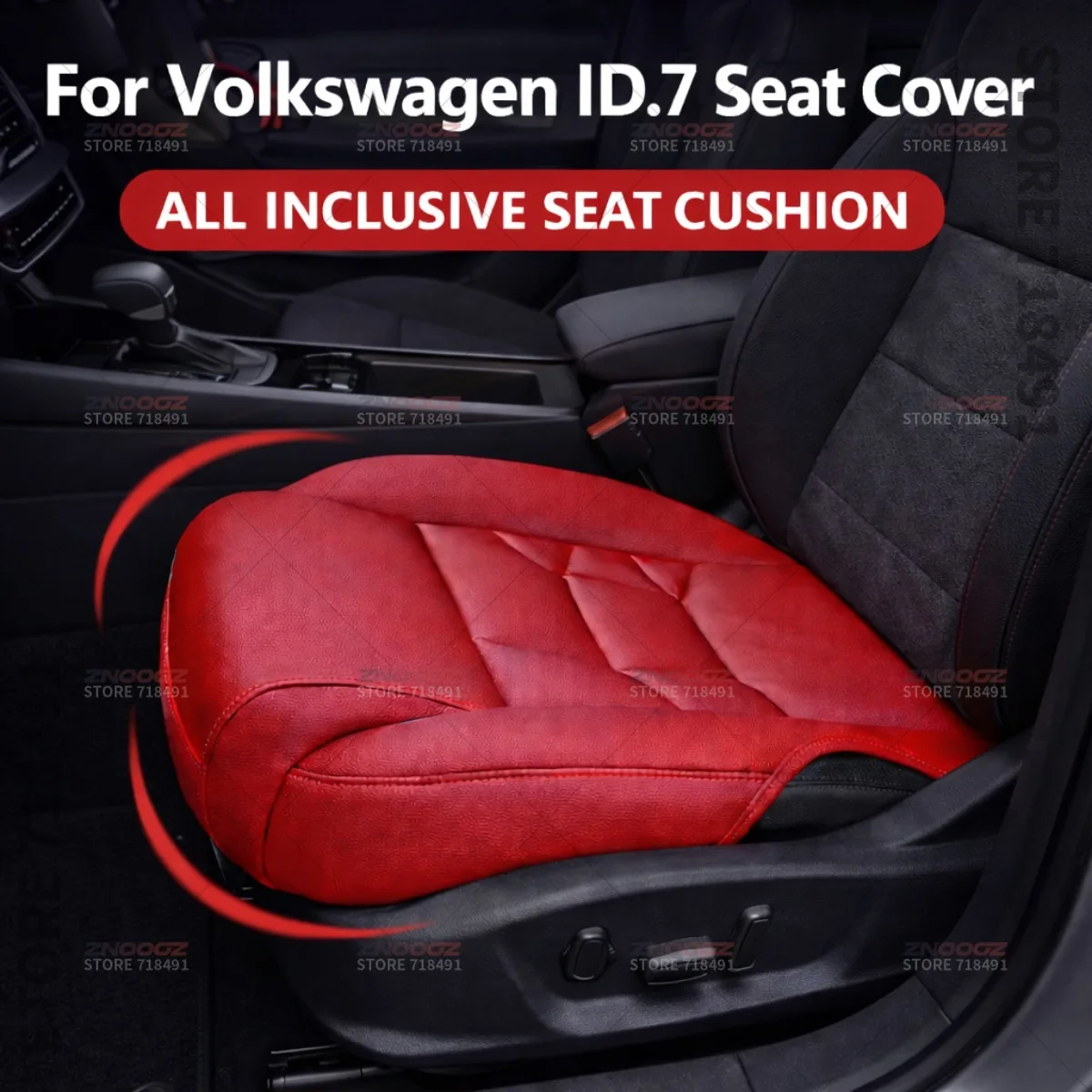 

Подушка-удлинитель для поддержки ног в сиденье Volkswagen ID.7, накладка на сиденье из пены с эффектом памяти, аксессуары для интерьера