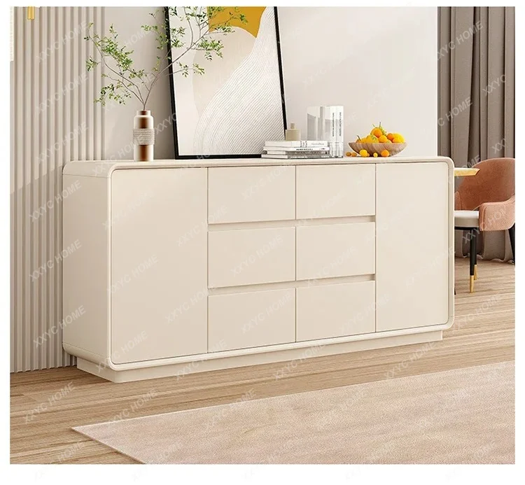 12 New cream wind paint side cabinet against the wall storage cabinet