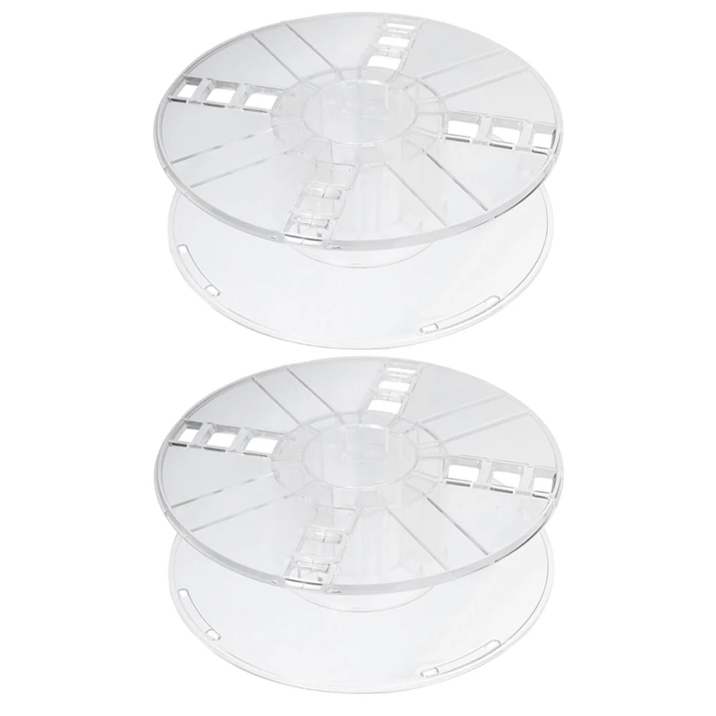 2pcs 3D Printer Spools 1KG Spool Hollow Bobbin Transparent Reel 3D Printer Parts 3d printer bobbin 3d printer reel