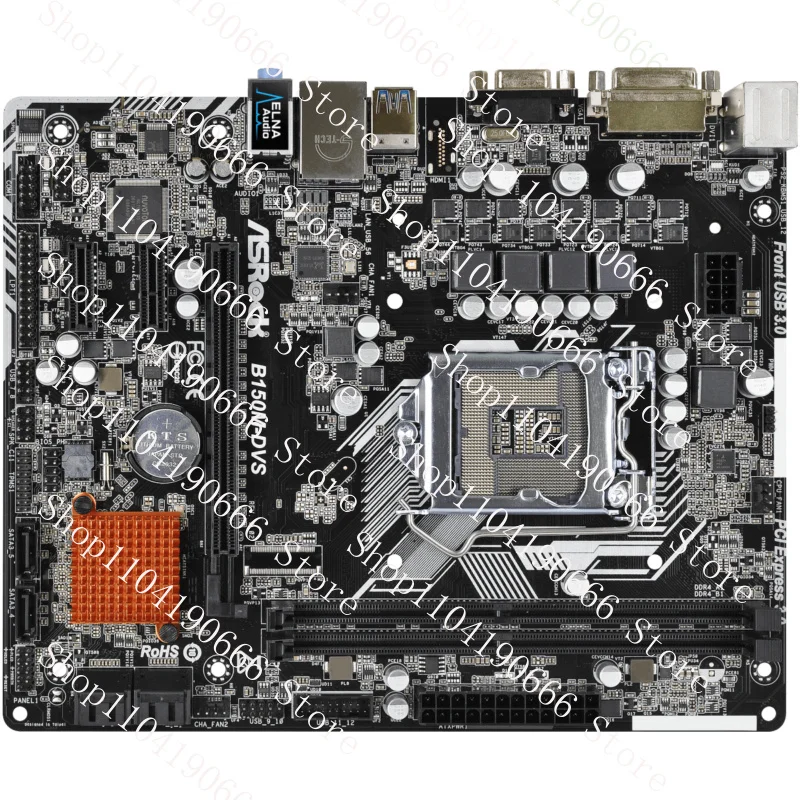 

For ASROCK B150M-DVS R2.0 Motherboard B150 LGA1151 DDR4 32G DVI M-ATX Tested ok