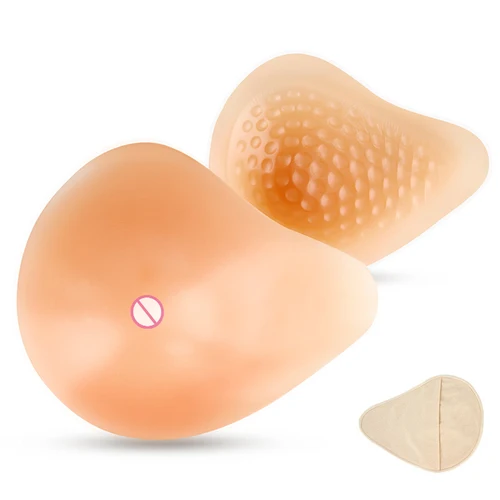 Masaje de partículas de fondo hueco, mastectomía de silicona para compensar el pecho, prótesis mamaria de silicona, compensar las axilas falsas