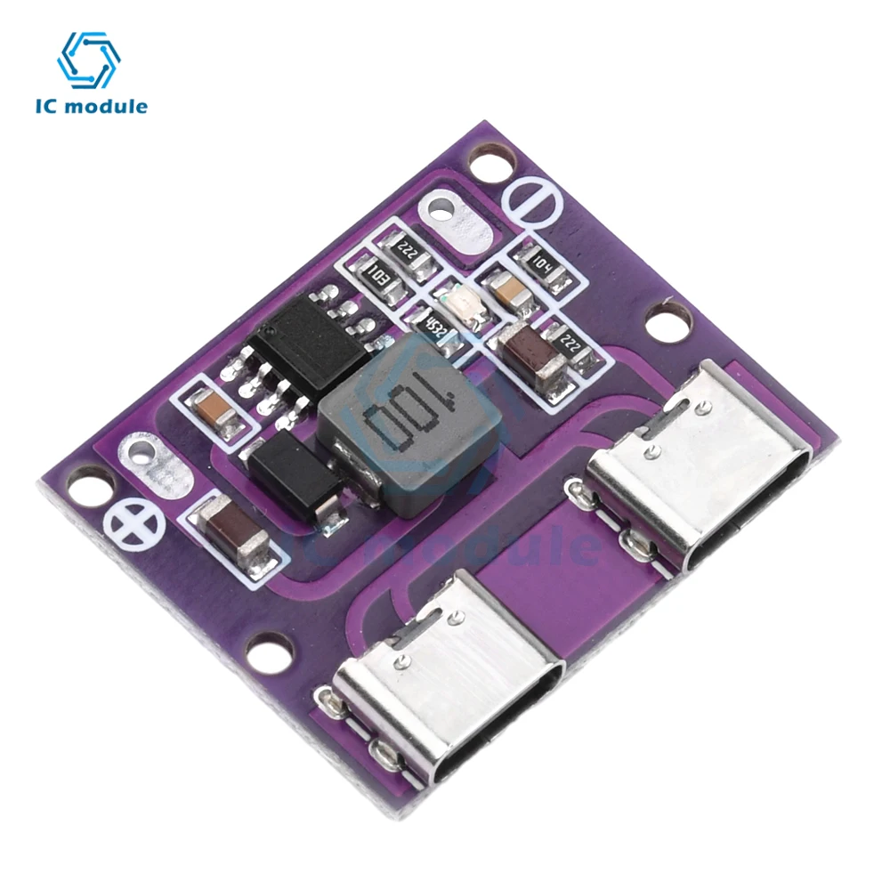 Dual TYPE-C Interface DC6V-36V to 5V 3A DC-DC  Step-Down Module Charging Module 9V/12V/24V/36V