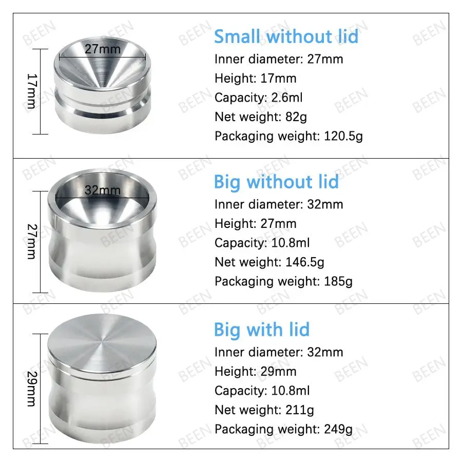 Stainless Steel Dental Meal Mixing Bowl, Dentistry Implant Instrument, Bone Powder Cup, Dentist Tools