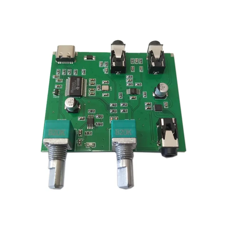 For Mobile Phone Live Broadcast OTG Stereo Digitizer, Internal Recording Sound Card Recording Circuit Board Accessories AD2