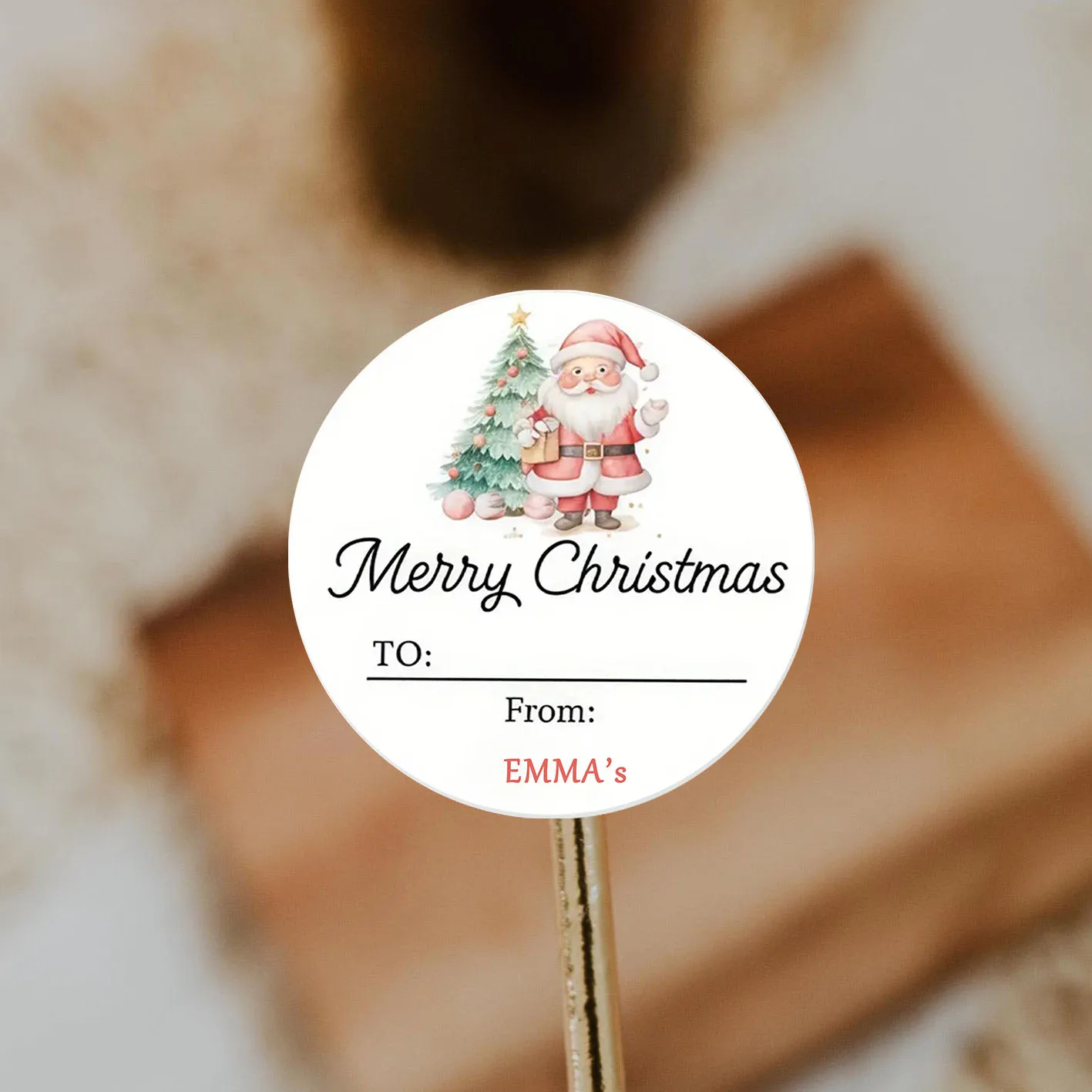 

90PCS Christmas Blessing Stickers for Gift Wrapping, Cards, and Party Decorations