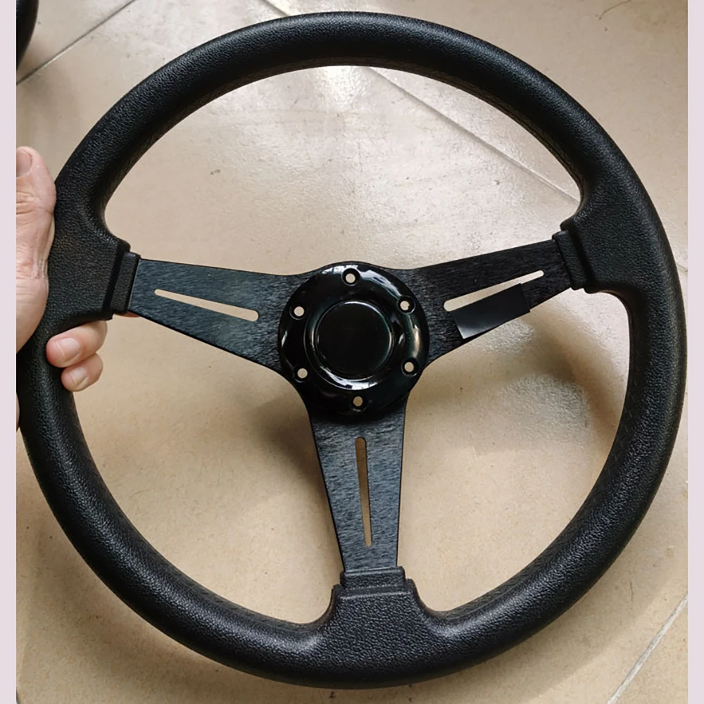 Automotive Modification Universal PU Steering Wheel 350MM Racing Competitive Racing Steering Wheel Tools accesorios para auto