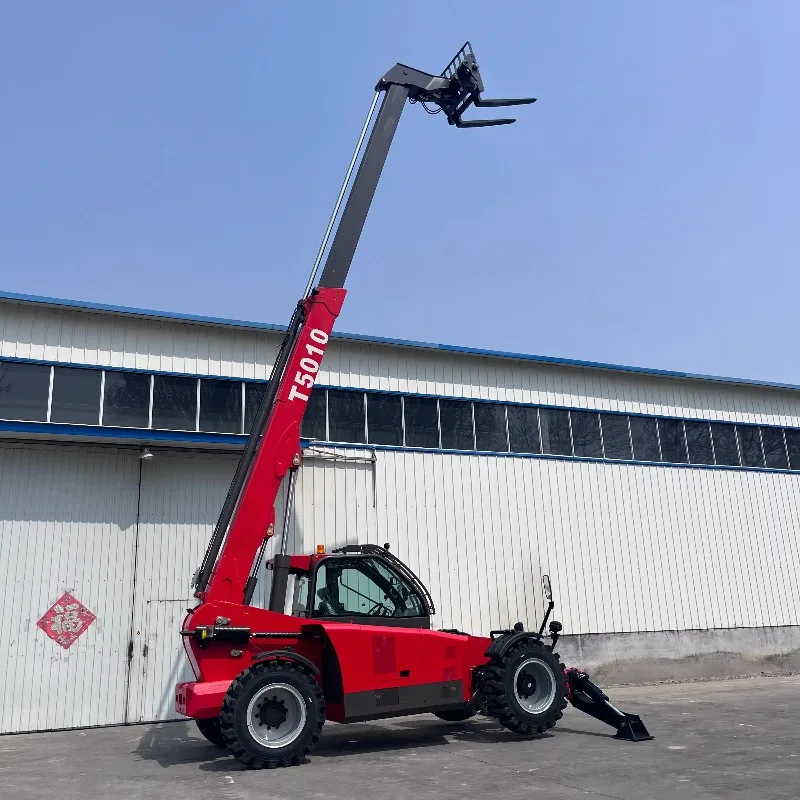 Customized Best Quality 7M ~18M Telescopic Forklift 4Ton 5ton Telehandler Telescopic Handler Telescopic Forklift Crane