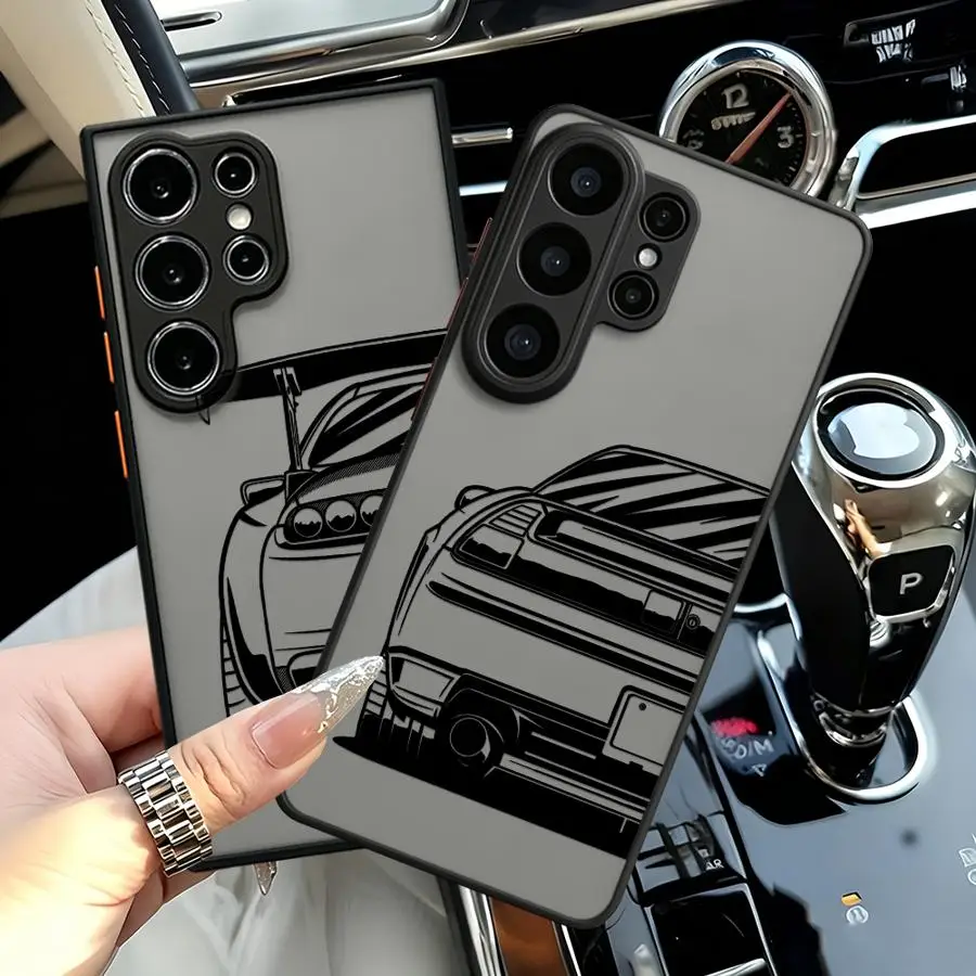 Male Men Sports Car Line Funda Back Phone Cover Case for Samsung Galaxy S26 S24 Plus S25 Ultra S21 S23 FE S20 FE Note 20 Ultra