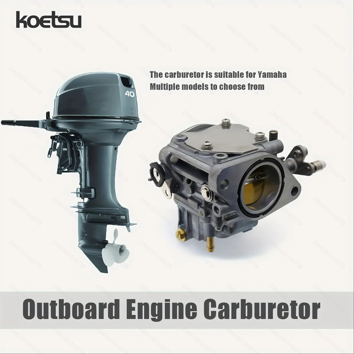 

KOETSU outboard engine carburetor compatible with Yamaha outboard engine fishing boat thruster motor outboard engine accessories
