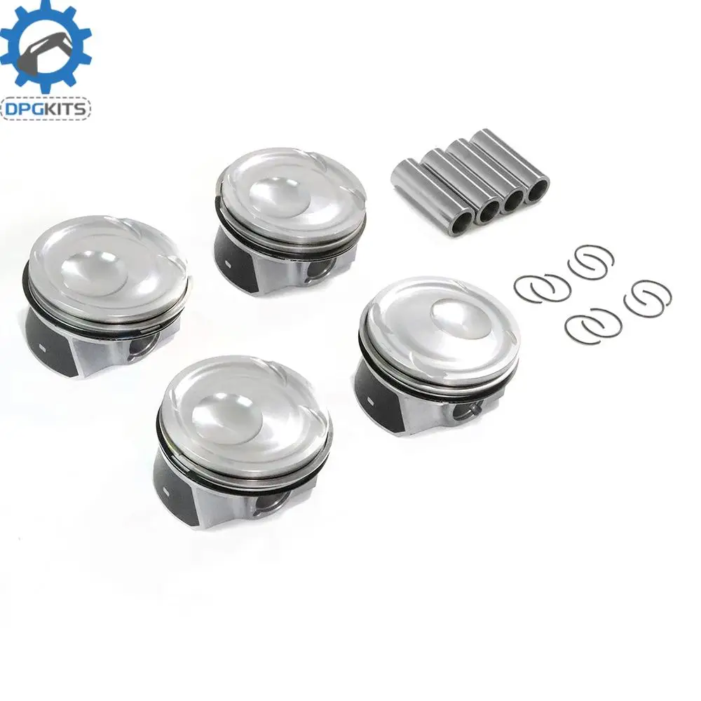 4x Piston & Rings Kit EJ7Z6108A EJ7Z6108B EJ7Z6108C EJ7Z6108E EJ7Z6135A EJ7Z6140A For 15-19 Ford Focus Mustang Lincoln MKC 2.3L