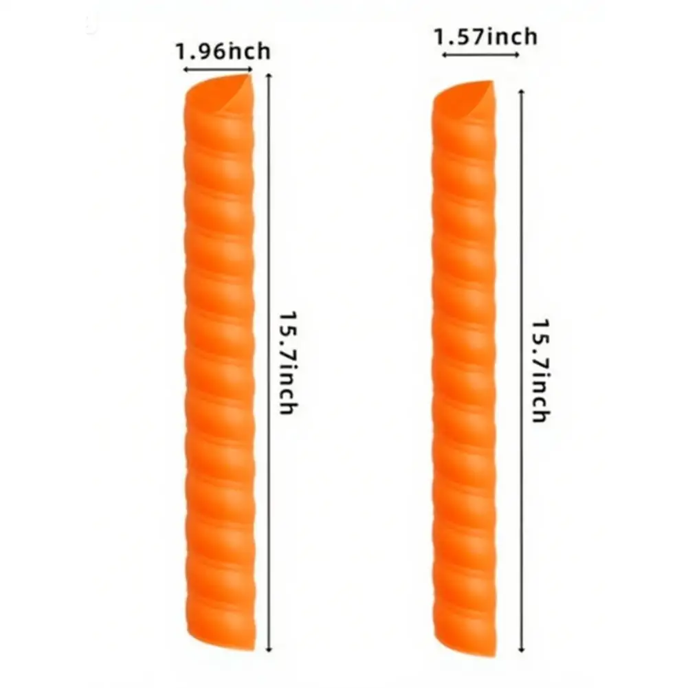 4pcs Protective Tree Trunk Covers for Saplings Shield Young Trees from Animals and Weather Damage Plastic Material