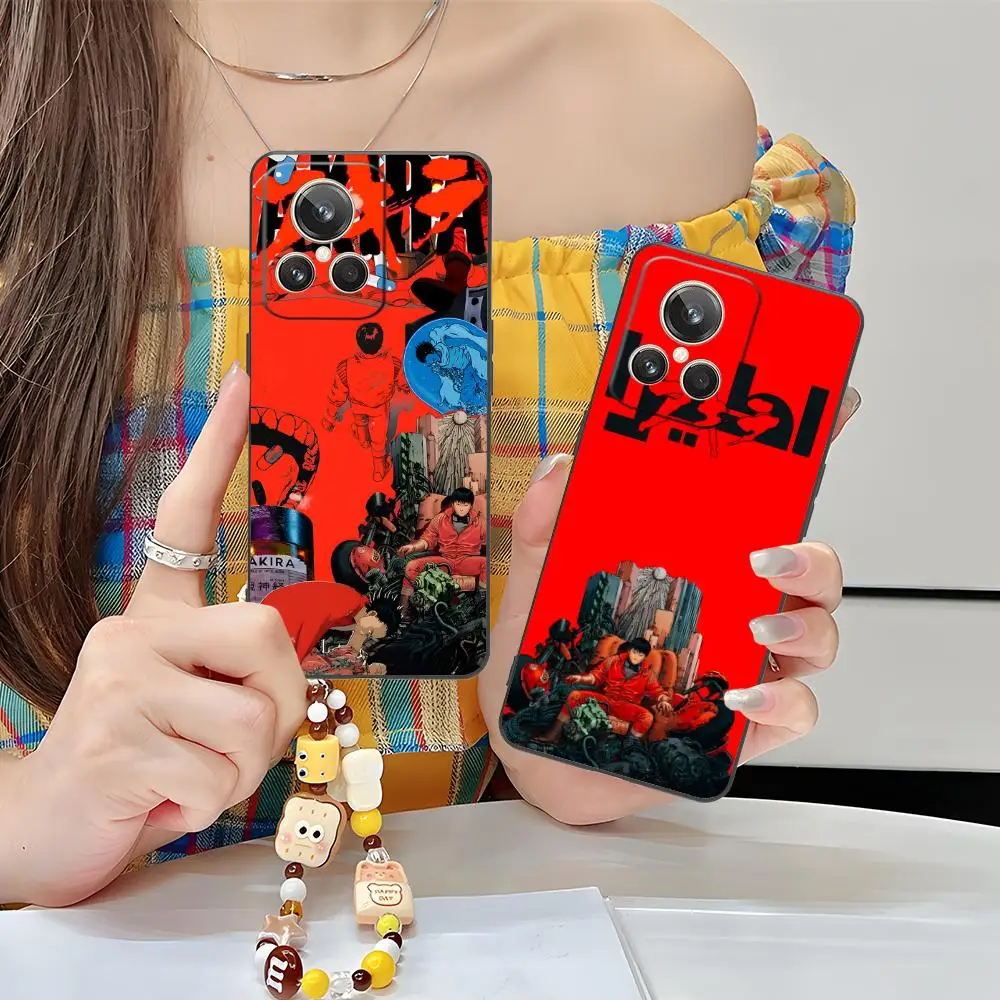 Fashion Akira Matte TPU Mobile Phone Case for Realme 15 14 13 12 11 10 9 Pro Plus T i Lite 5G Colorful Printing Cover