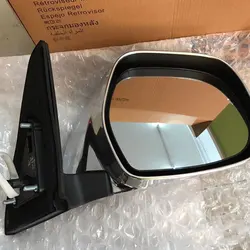 Car Chroming Exterior Door Rearview Side Mirror Assy For Toyota Land Cruiser Prado 2002-2009 LC120 5-PINS With Electric Folding