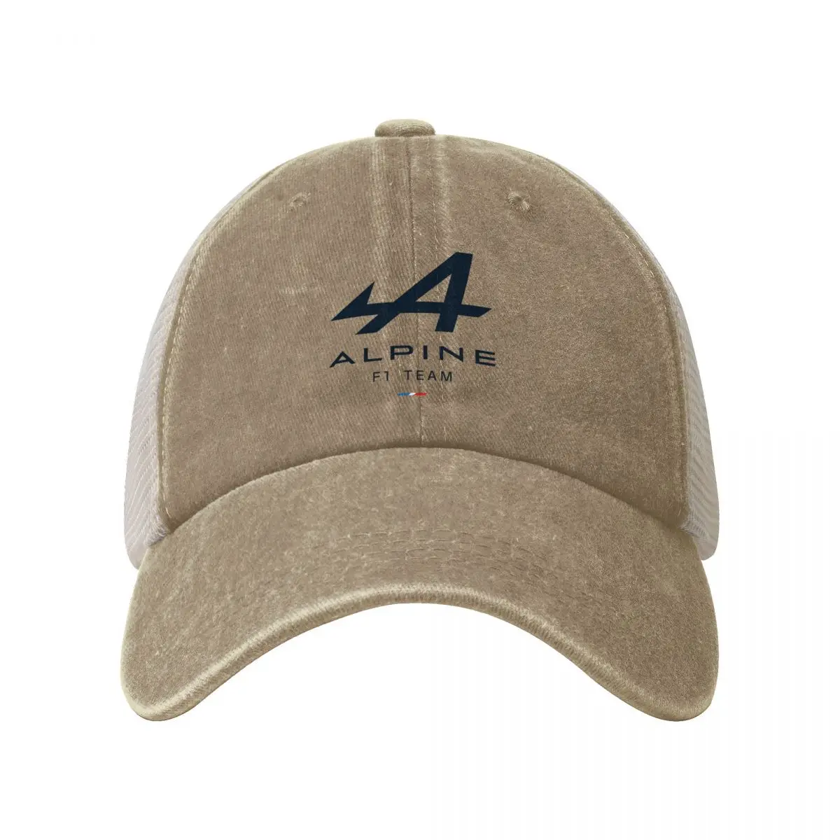 Alpine-F1-Team-Logo Baseball Cap Cotton Cowboy Mesh Hats