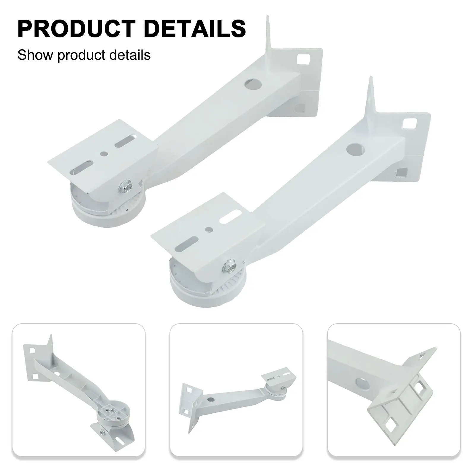 Waterproof Exterior Wall Corner Security Mounting Camera Bracket for CCTV Sturdy and Reliable Adjustable Angles