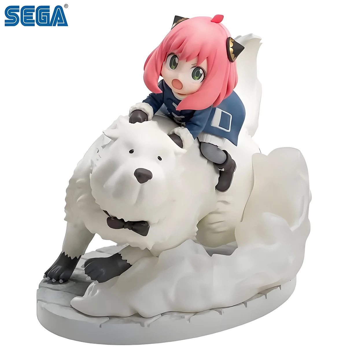 

In Stock Original SEGA Spy Family Anya Forger Sitting 16cm PVC Model Action Figure Toy Gift Anime Character