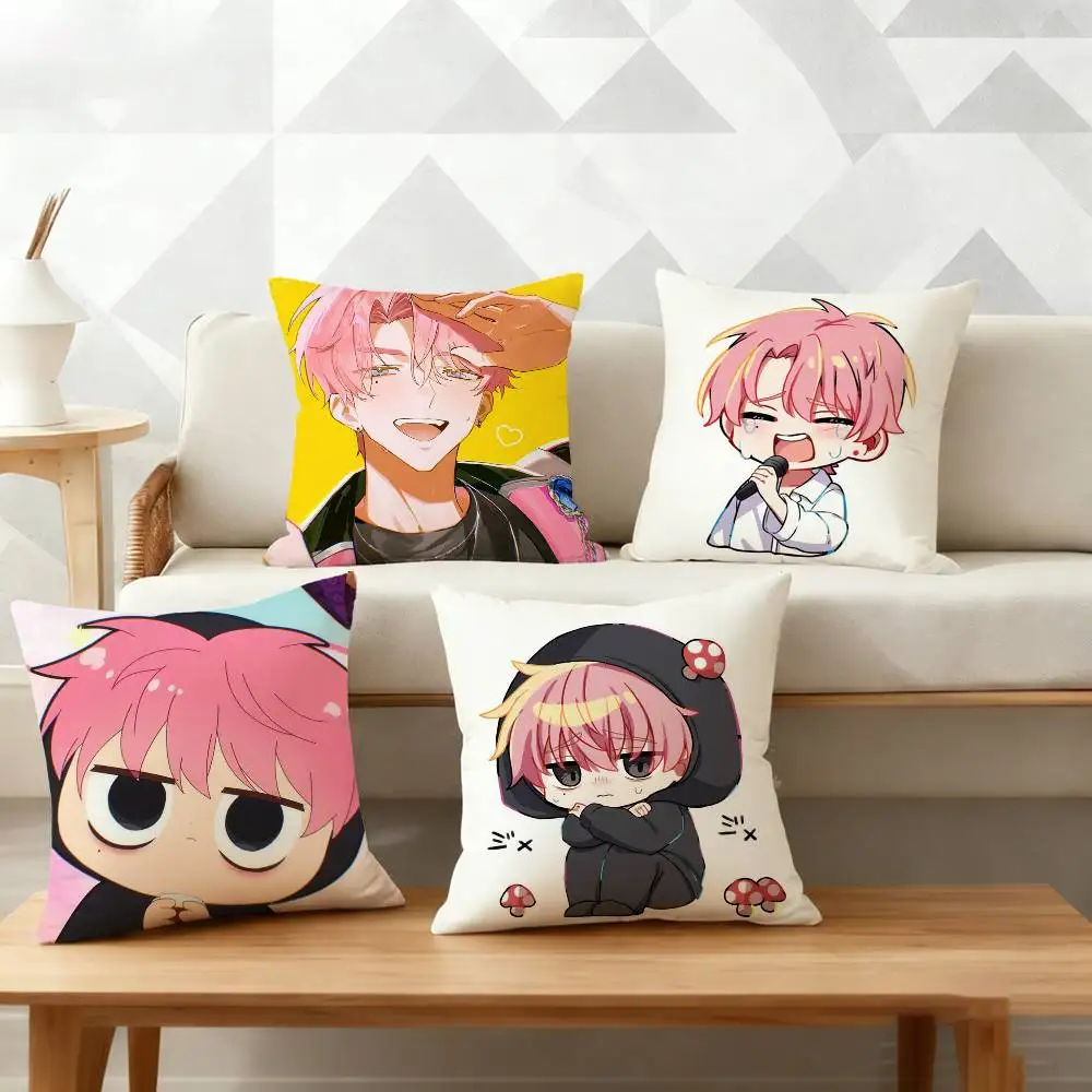 

T-Tamon Kun Anime Pillow Case Pattern Printed Pillowcase For Living Room Sofa Cushion Cover