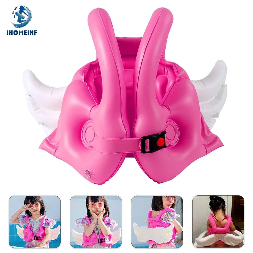 2-8 Age Childs Saving Vest Angel Wings Vest Kids inflatable Buoyancy Learn to Swim Boating Drift Safety Accessories Life jacket