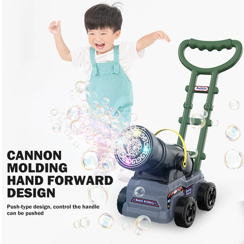 Tank Bubble Blowing Cart Kids Toys Electric Soap Bubble Machine With Lighting Music Summer Outdoor Games Toys For Boys Girls