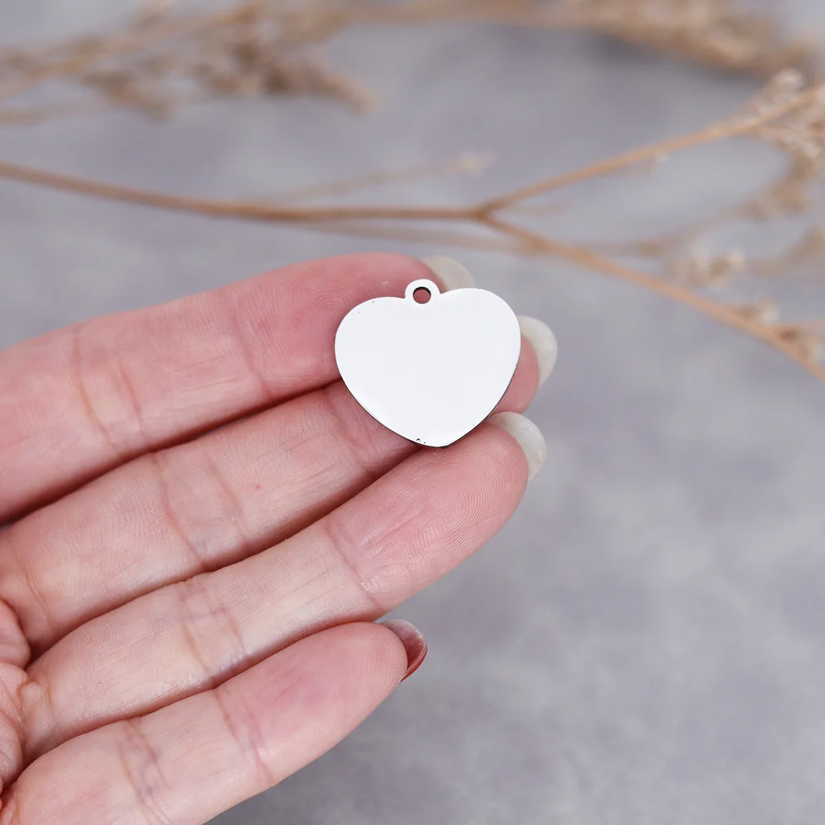 3pcs Stainless Steel Charm Missing You As I Walk Down The Aisle  Laser Engraved for Love Heart Jewelry Making DIY Handmade