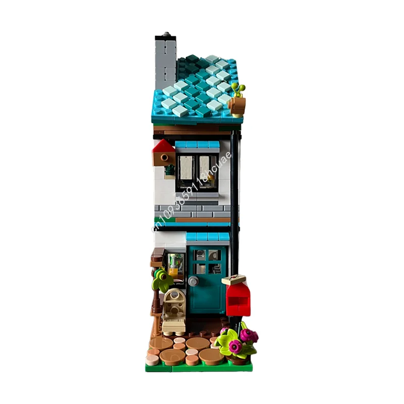 619pcs MOC Cozy House Modular Alternate Model Building Blocks Toys Construction Assemble Christmas Gifts DIY Creative Brick Kids