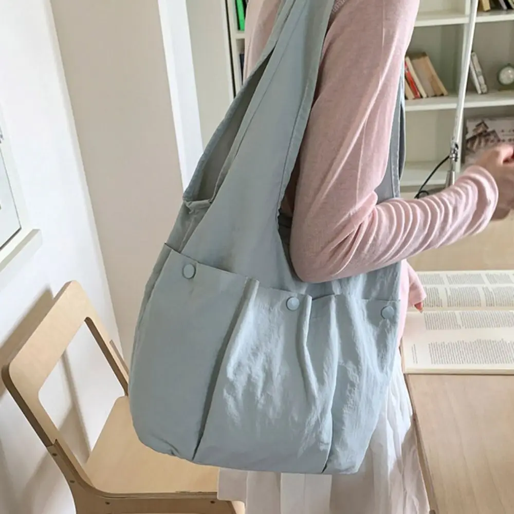 

Underarm Bag Nylon Shoulder Bag Quick-dry Large Capacity Sport Tote Bag Korean Style Solid Color Multi-pouch Tote Bag Outdoor