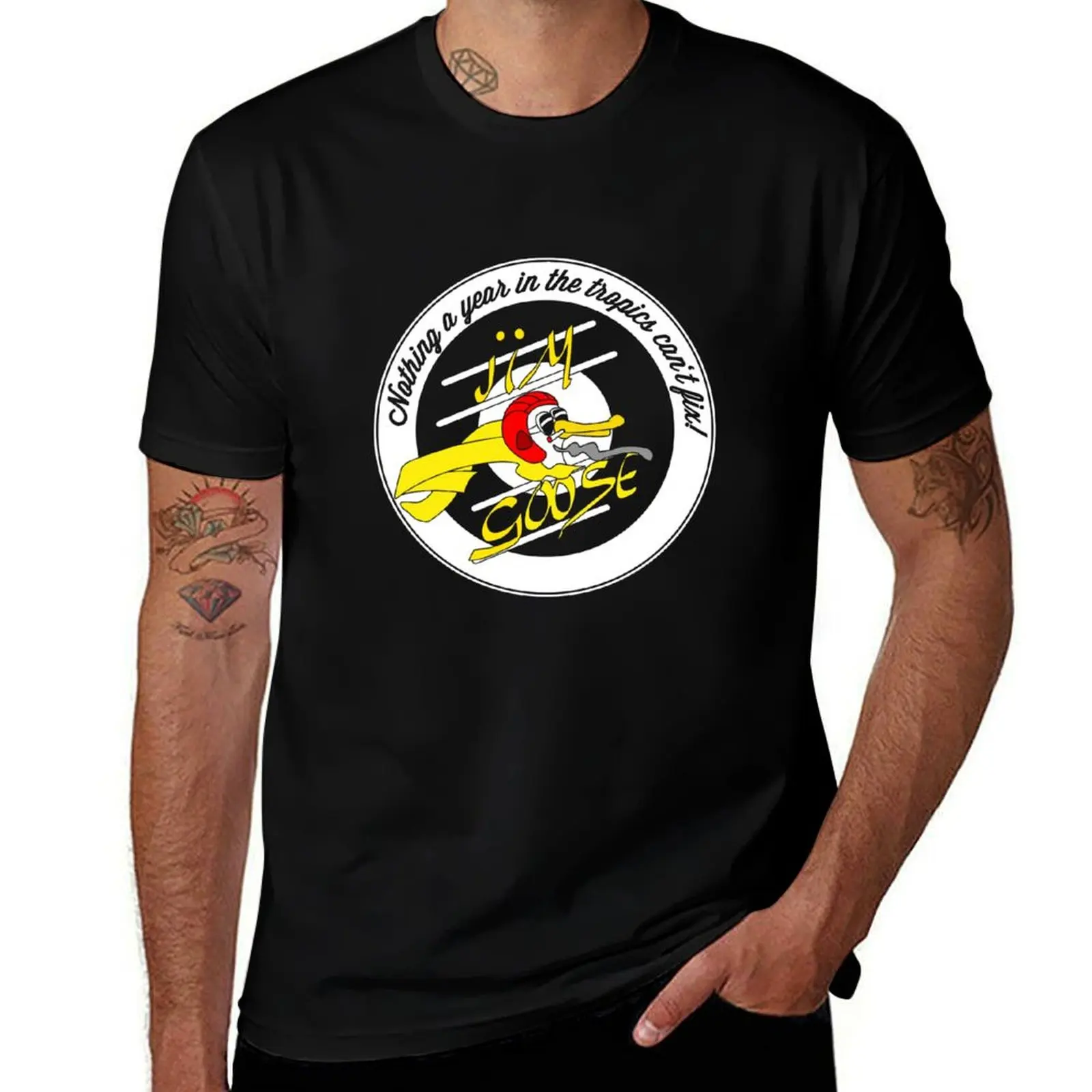 

Mad Max Inspired Jim Goose Tribute, Light Classic, Black, Good Idea T-Shirt Basic Crew Neck Short Sleeve Top