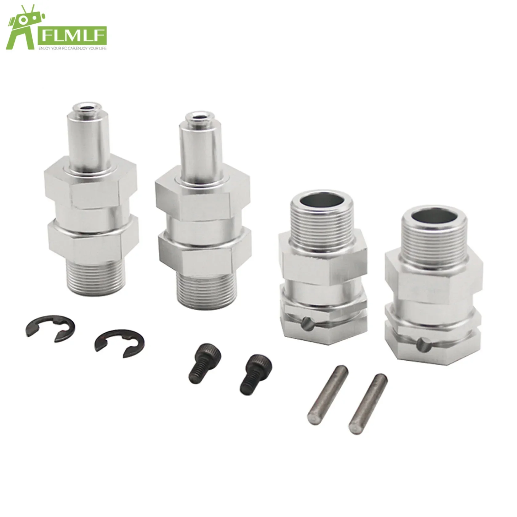 Alaşım Yükseltme 24mm Altıgen Hub Genişletilmiş Aks 1/5 HPI ROFUN ROVAN KM BAJA 5B Parçaları için Fit
