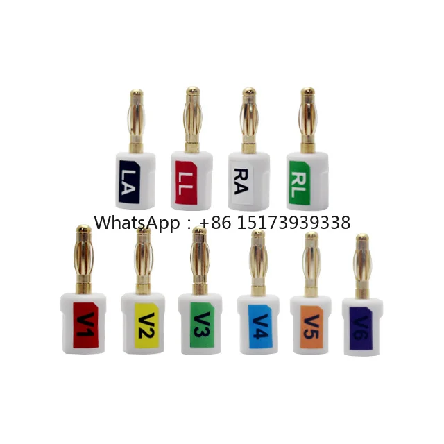 10pcs/pk 4mm Plug Electrode Adapter Compatible