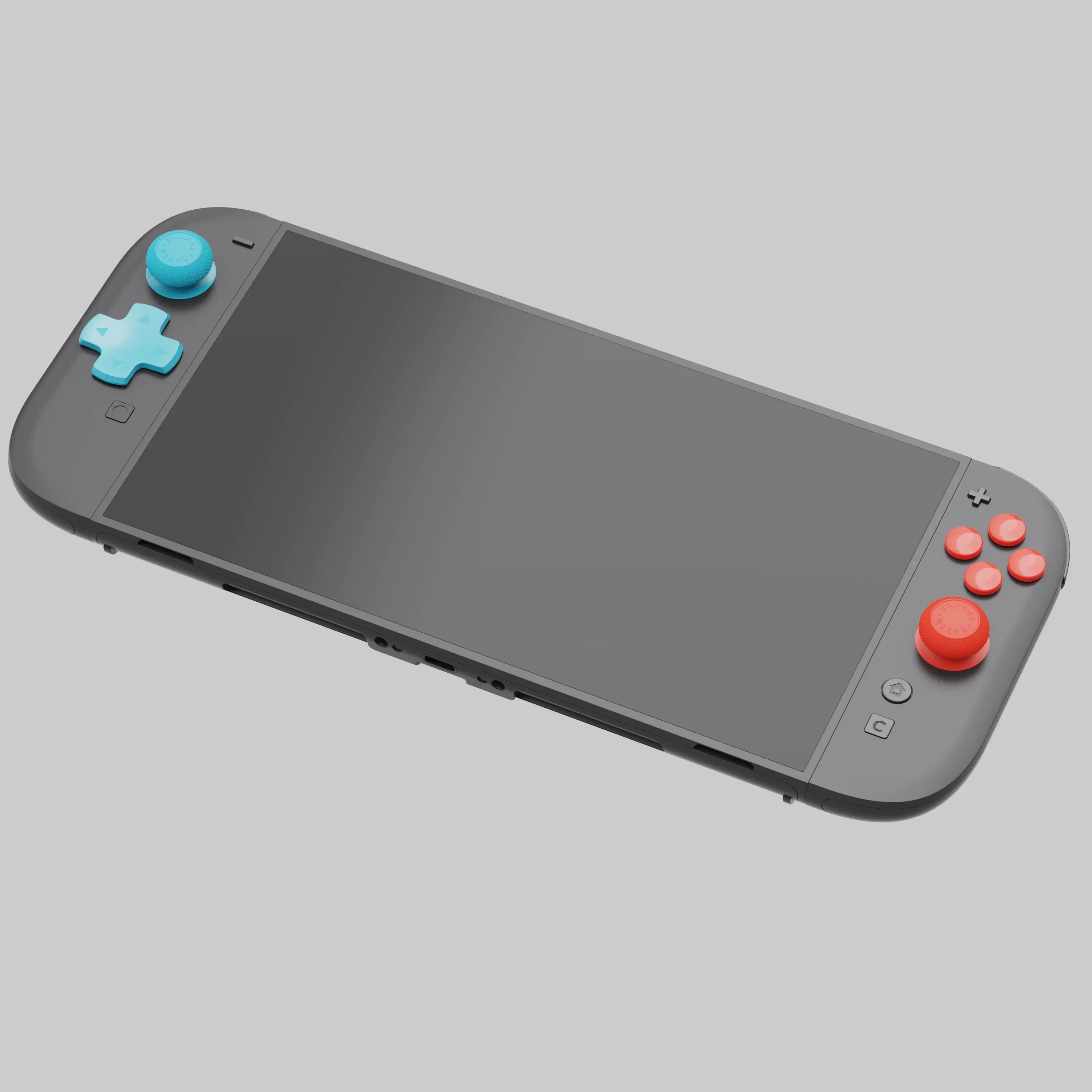 6 قطع من أغطية مقابض الإبهام السيليكون للتبديل 2 - أغطية عصا الإبهام المضادة للانزلاق من Skull & Co. FPS CQC ملحقات جاكون #6