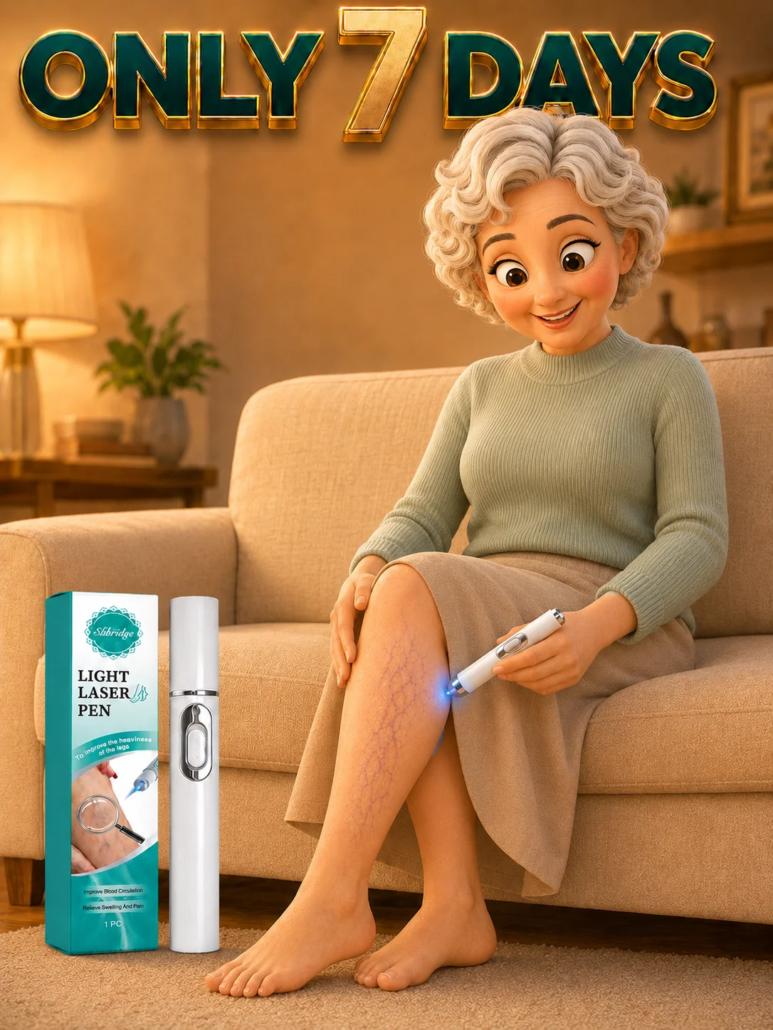 Handheld Leg Care Tool for Calves Thighs and Ankles, Simple Daily Beauty Routine for Light Steps and Confident Living