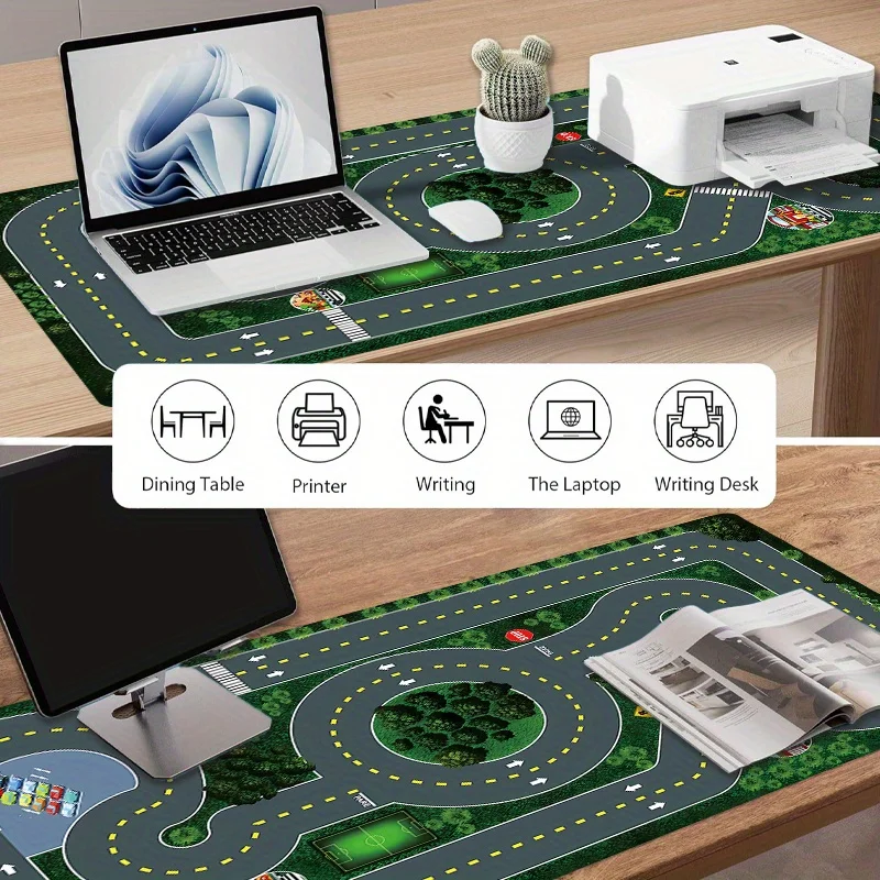 Racing Stadium Mouse Pad Large Rubber Base Anti-slip PC Desk Accessories Mousepad for Offices and Gamer Keyboard Mats Decor Mat