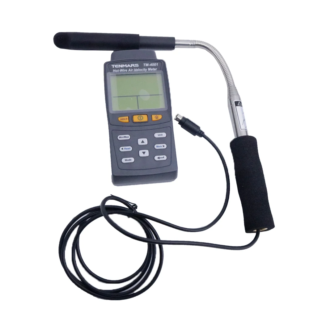 Tenmars TM-4001 Hot Wire Anemometer Air (Wind) Speed Meter Range 0.01~25.00m/s