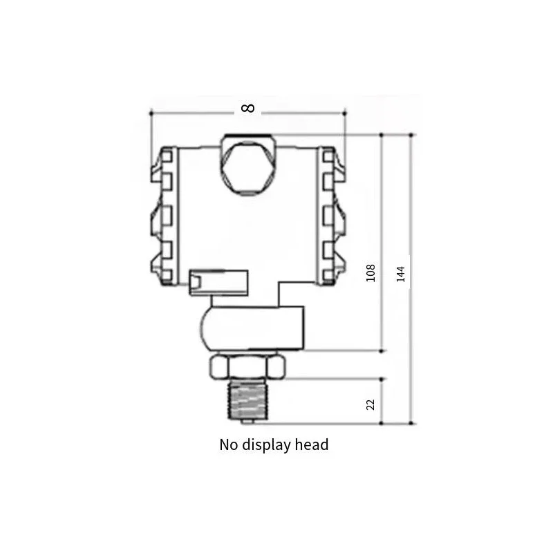 Input type liquid level sensor, used for water conservancy, environmental protection, etc., to measure liquid level height