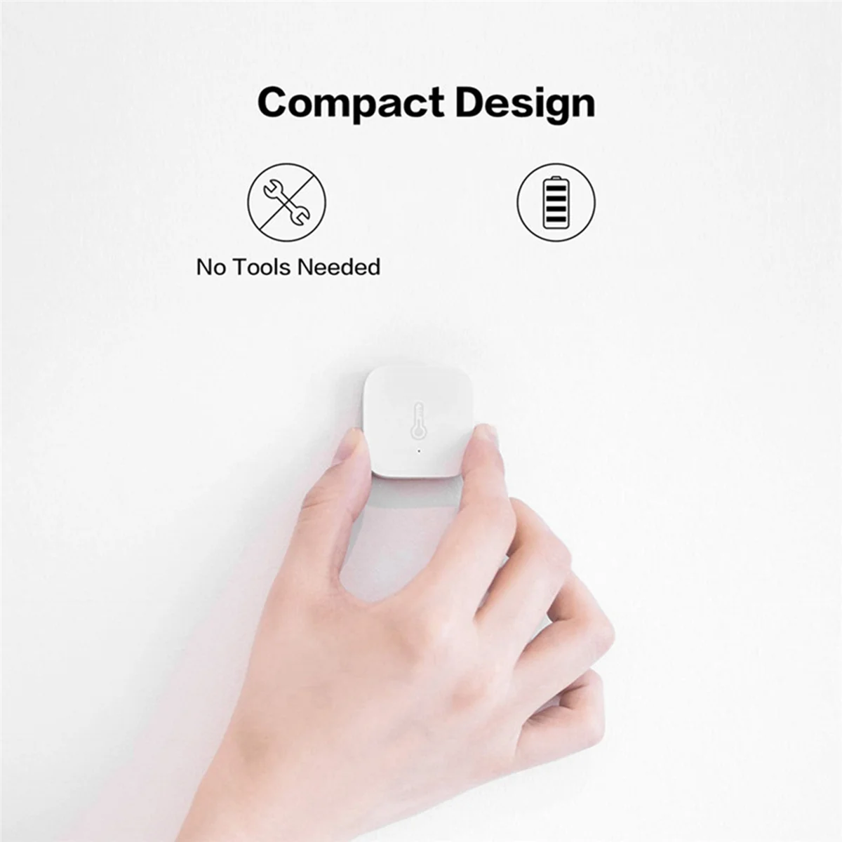 JABS-2X Датчик температуры и влажности Zigbee Умный датчик окружающей среды давления воздуха Умный дом для Mi Home APP